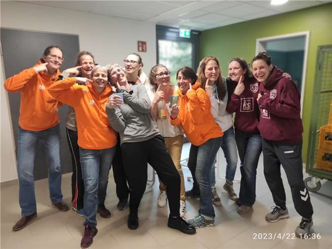 Die Ü 43-Qualifikationsspielerinnen.  Foto: TVV
