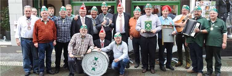 Die Ü60-Männer vom Husarencorps Grün-Weiss sind schwungvoll in die 5. Jahreszeit gestartet. privat