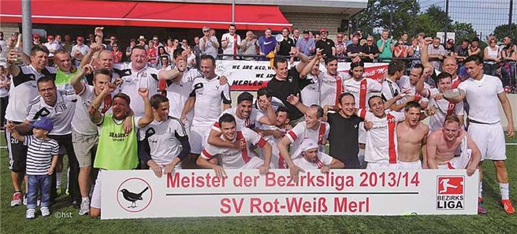 Die Überraschungsmannschaft der vergangenen Saison, der SV Rot-Weiß Merl.privat
