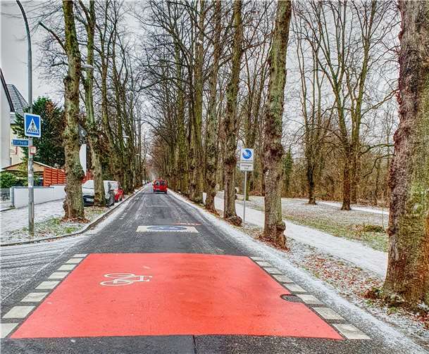 Die Umwidmung der Straße am Stadtpark zur Fahrradstraße/Anlieger frei sorgt derzeit besonders für Ärger und Verdruss nicht nur bei den motorisierten Verkehrsteilnehmern.  Foto: UWG Rheinbach