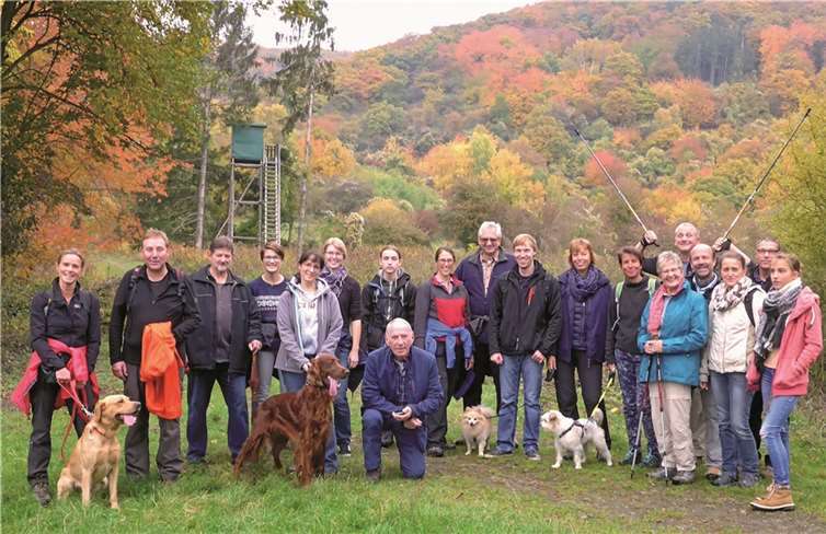 Die Unkeler Kanuten auf ihrer diesjährigen Herbstwanderung.privat