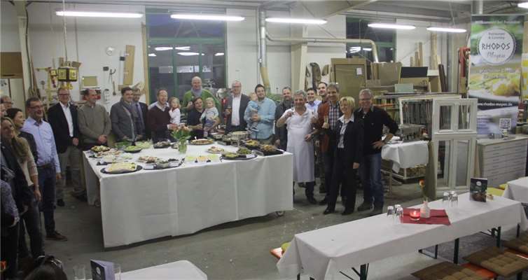 Die Unternehmer trafen sich in den Räumen der Tischlerei Gasber in Wassenach.Privat