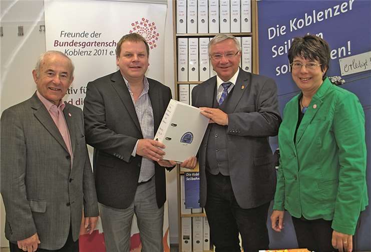 Die Unterschriftenlisten wurden Michael Koelges vom Koblenzer Stadtarchiv übergeben.Privat