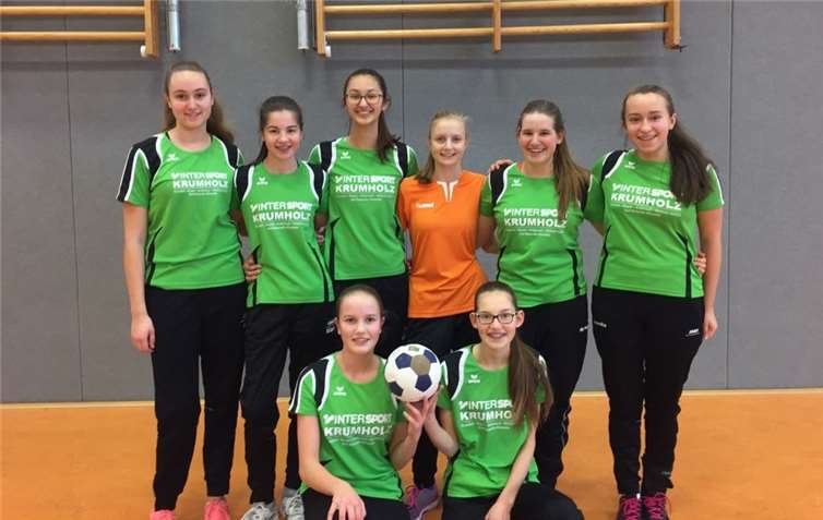 Die Urbarer Korbball-Mädchenmannschaft.  Privat