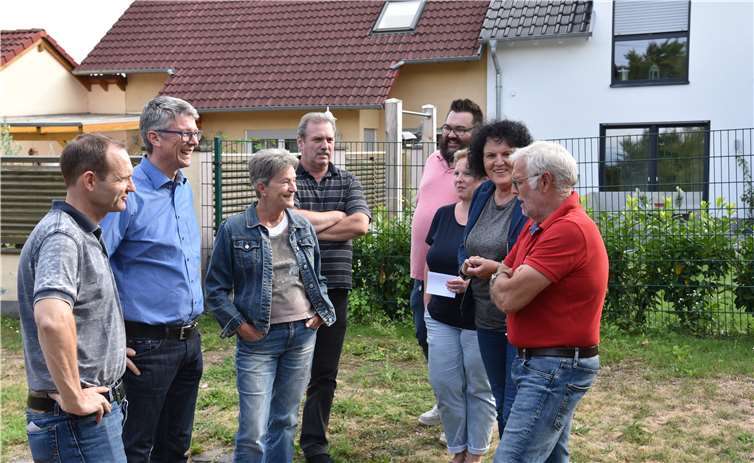 Die Urmitzer SPD-Mitglieder informierten sich vor Ort.privat