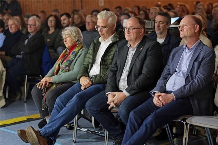 „Wir müssen die Welt enkelfähig machen“  Die VG-Bürgermeister Dominik Gieler und Guido Nisius.