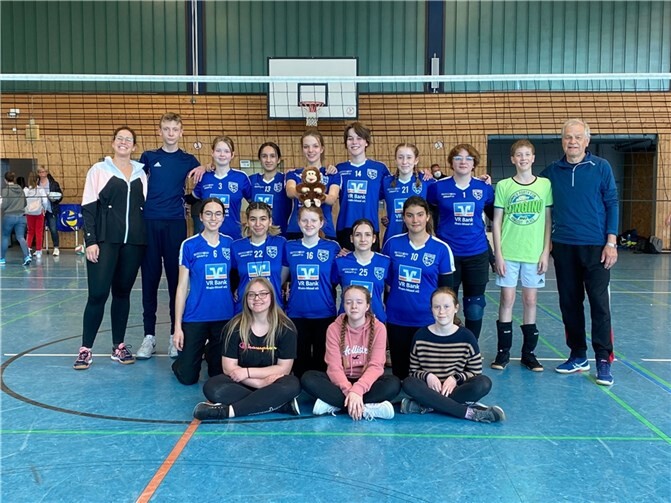 Die Vallendarer VB Jugend beim TuS Asbach.  Foto: TV Vallendar