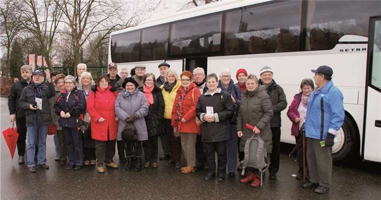 Die VdK-Reisegruppe „Weihnachtstour 2014 nach Valkenburg“. Privat