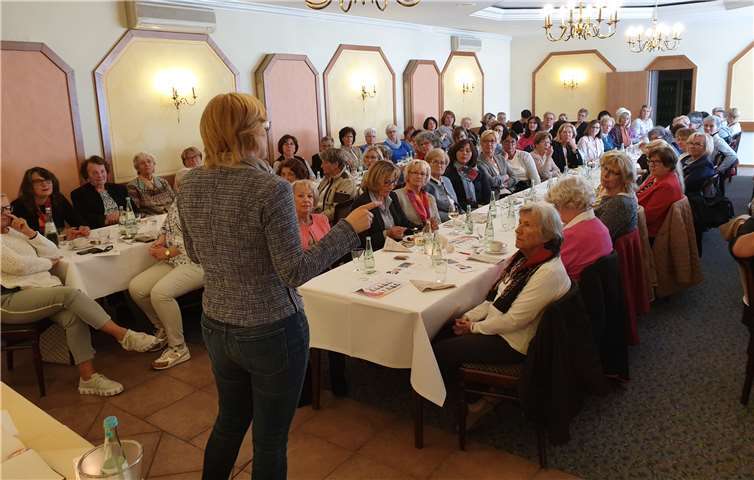 Die Veranstaltung mit der CDU Landesvorsitzenden Julia Klöckner im Hotel Geromont fand regen Zuspruch.Fotos: privat