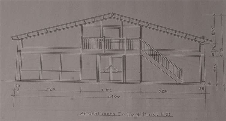 Eine Halle für Löhndorf entworfen Die Veranstaltungshalle ist als Fachwerk-Konstruktion mit einer Kapazität von rund 600 Sitzplätzen konzipiert worden.