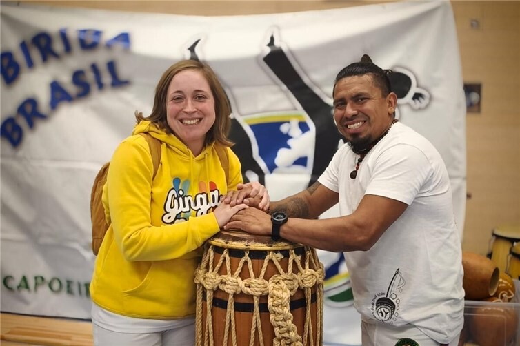 Die Veranstaltungsleiter Sabine Prüm und Beto Indio.