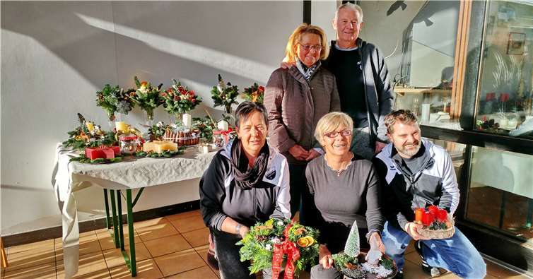 „Die Verantwortlichen“: Obere Reihe: Gabi und Peter Kolb; untere Reihe v.l.n.r.: Heike Thomm (stv. Vorsitzende), Karin Schreiber, Frank Jonas (Kassenwart)Fotos: privat