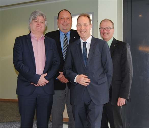 Die Verantwortlichen blicken dem Projektstart zuversichtlich entgegen.