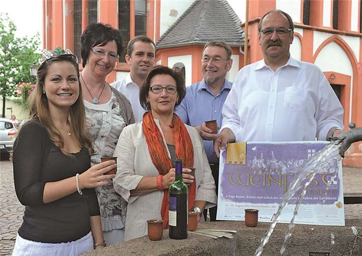 Die Verantwortlichen freuen sich auf ihre Gäste beim 18. Heimersheimer Weinfest.FIX