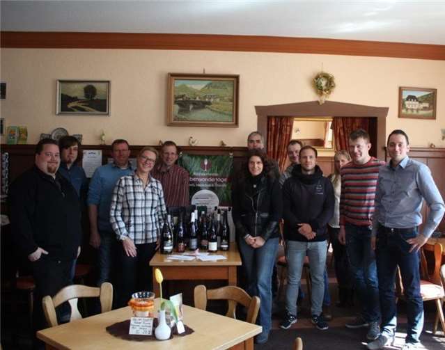 Die Verantwortlichen sind sehr zufrieden mit den Rebenwandertagen. privat