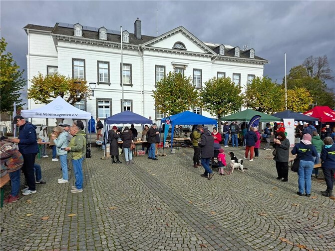 Mit Kürbissuppe für den guten Zweck  Die Vereinsagenten waren bei der ersten Sinziger Suppenmeile aktiv.  Foto: privat