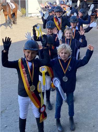 Die Vereinsmeister. Foto: RV Kurtscheid