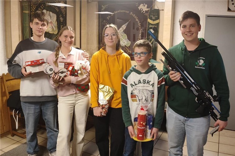 Die Vereinsmeister. Fotos: Bassenheimer Schützen