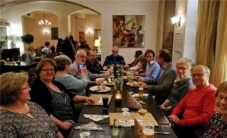 Die Vereinsmitglieder des Freundschaftskreis Lux-Wolken während ihres Neujahrsauftaktes.Fotos: privat