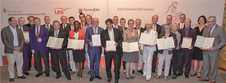 Die Verleihung des Denkmalpreises Rheinland-Pfalz 2015. Andrea Enderlein