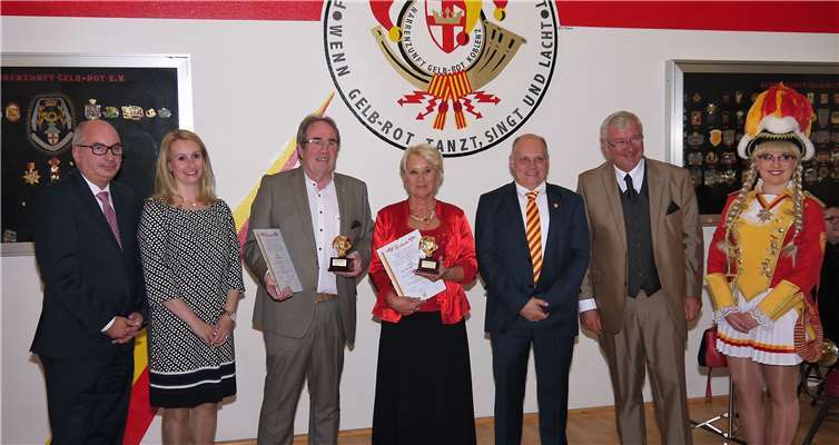 Die Verleihung des goldenen Posthorns.Privat