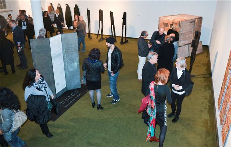 Die Vernissage im Haus Metternich war gut besucht.privat