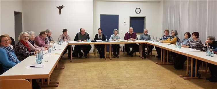 Die Versammlung im Pfarrheim.Foto: privat