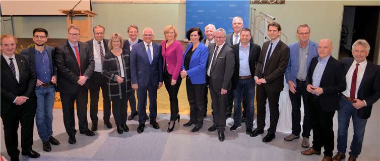 Die Vertreter aus drei Landkreisen trafen sich beim Bürgerkongress.Foto: CDU
