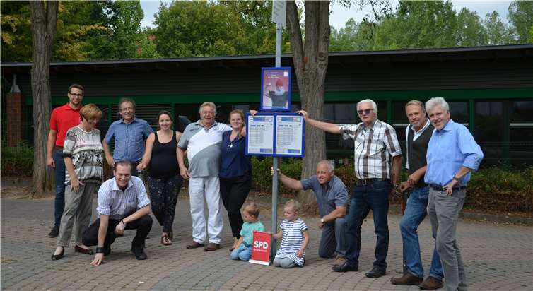 Die Vertreter der Grafschafter SPD machten sich vor Ort ein Bild der Lage. SPD Grafschaft