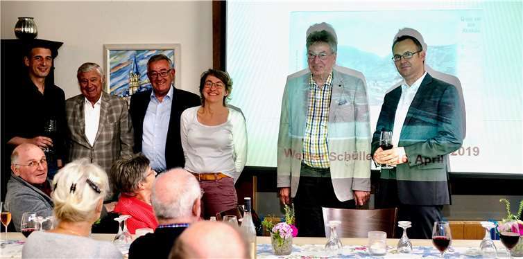 Die Vertreter des Gesprächskreises Ahrwein konnten sich über viele Gäste und versierte Referenten im „Vinetum“ freuen. Fotos: KG