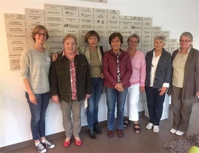 Die Vertreterinnen des Pfarrgemeinderates nahmen die Gelegenheit wahr, das stationäre Hospiz zu besichtigen.privat