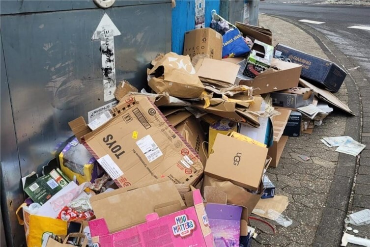 Die Verursacher mit Post von der Verwaltung rechnen.Fotos: Bernd Ihl