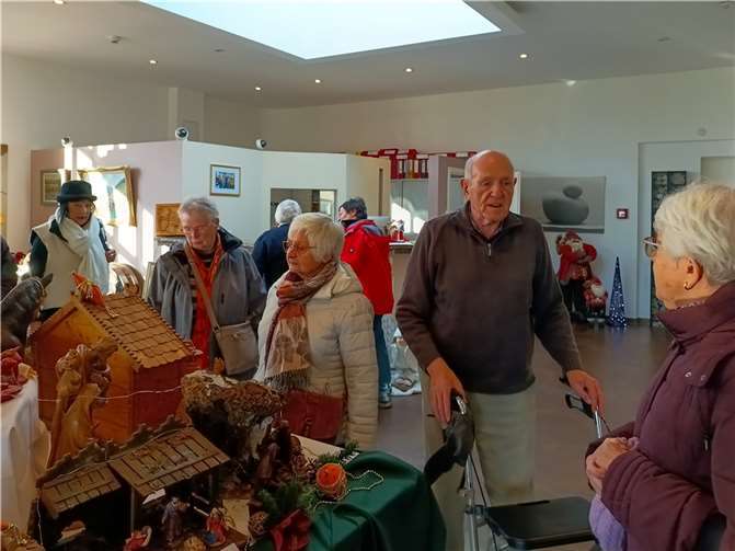 Die Vielfalt der dargestellten Weihnachtsgeschichten in den Krippen war beeindruckend.  Foto: privat