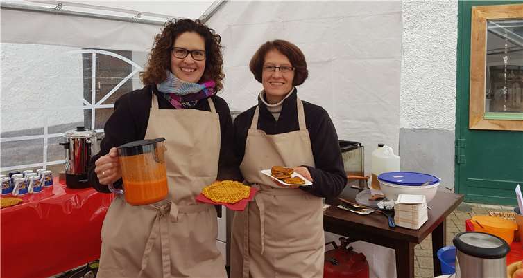 Die Vielseitigkeit von Möhren wurde beim Katharinenmarkt gezeigt. Privat