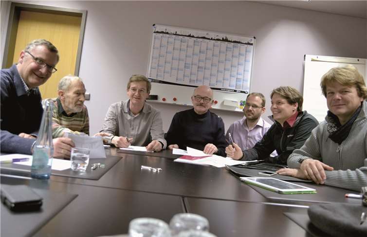 Die Vision einer IGS Rechte Rheinseite wollen Bernd Schemmer (VG-SPD-Vorsitzender), Dr. Matthias Rest (Fraktionsvorsitzender), Johannes Ferber (v.l.) und Sascha Langenstein (2.v.r.) mit Koblenzer Sozialdemokraten realisieren.  Privat