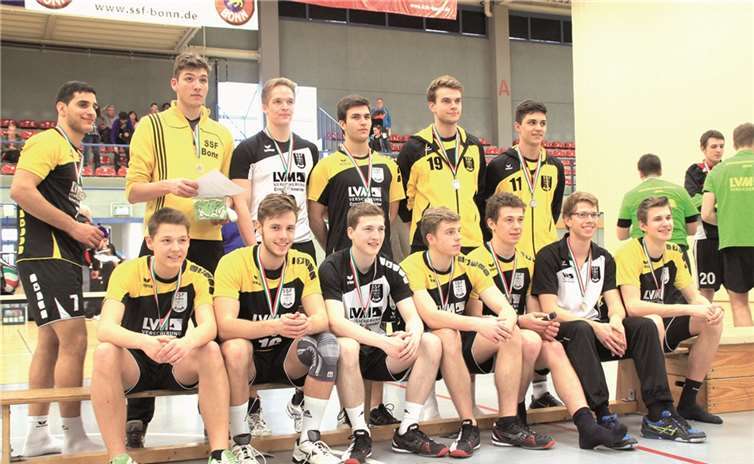 Die Volleyballer U20m sind Westdeutscher Vizemeister. privat