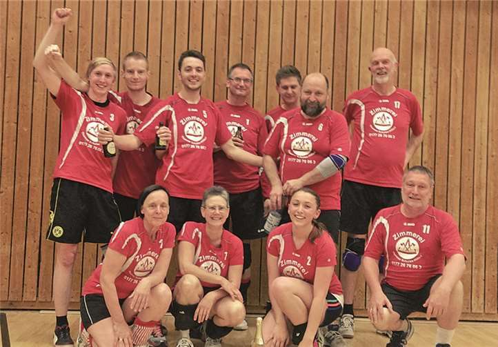 Die Volleyballer des SC Altendorf-Ersdorf sind Meister.privat