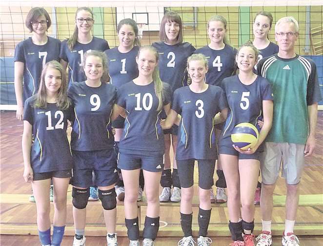 Die Volleyballerinnen haben ihre Saison beendet.privat