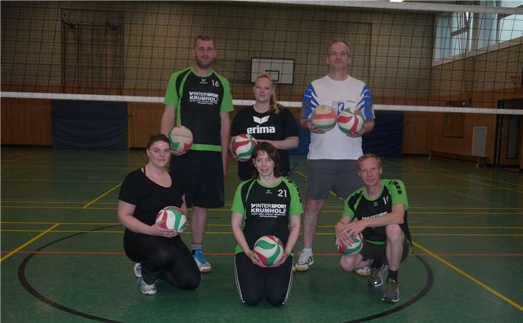 Die Volleyballgruppe des TV Bad Breisig.Foto: privat