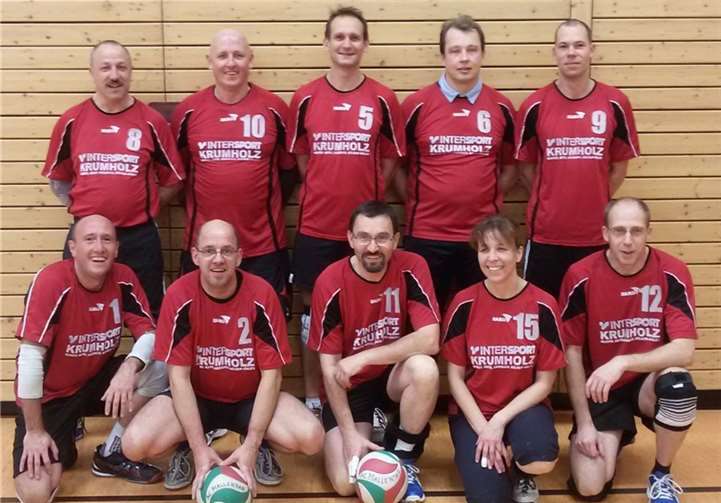 Die Volleyballmannschaft des AC Mallendar in der Seniorenliga B. privat
