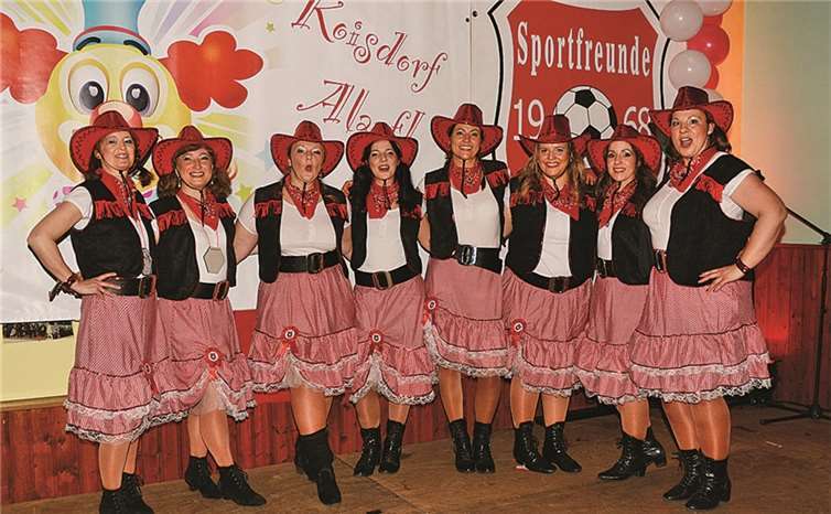 Die Vorbereitungen der Tanzgruppe der Sportfreunde Koisdorf laufen auf Hochtouren.