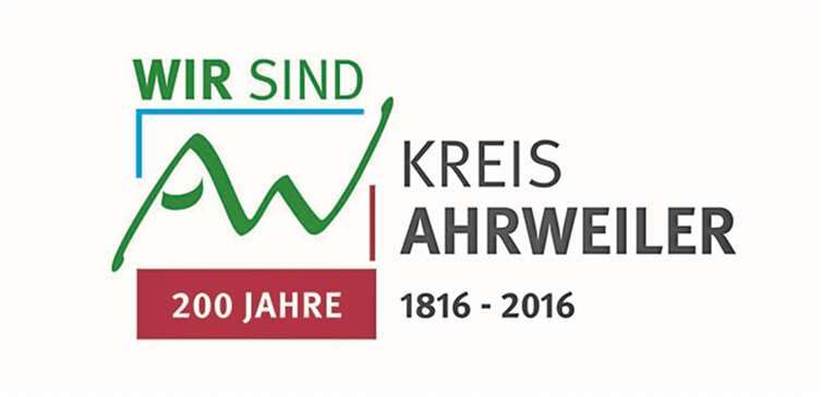 Die Vorbereitungen für die 200-Jahr-Feier des Kreises Ahrweiler sind angelaufen. Das Logo steht schon.Kreisverwaltung Ahrweiler