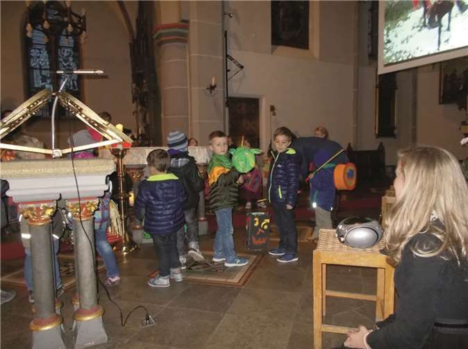 Die Vorfreude auf das Martinsfest war groß bei den Kindern.privat
