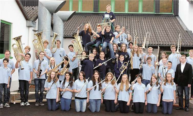 Die Vorfreude bei den jungen Musikern auf das Konzert ist riesengroß. privat