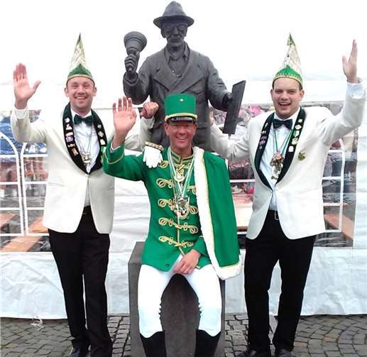 Die Vorfreude der Präsidenten ist groß.  Privat