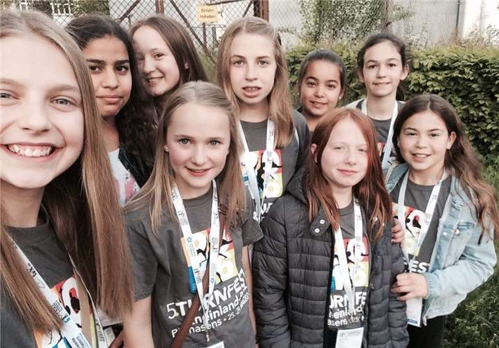 Die Vorfreude war groß bei den Turnerinnen.privat