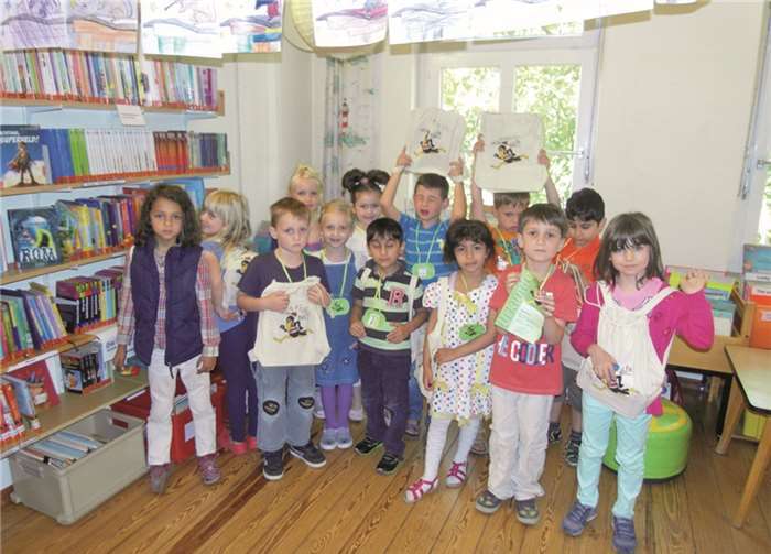 Die Vorschulkinder der katholischen Kindertagesstätte „Arche Noah“ besuchten in den vergangenen Wochen mit ihren Erzieherinnen die Evangelische Öffentliche Bücherei Oberwinter.privat