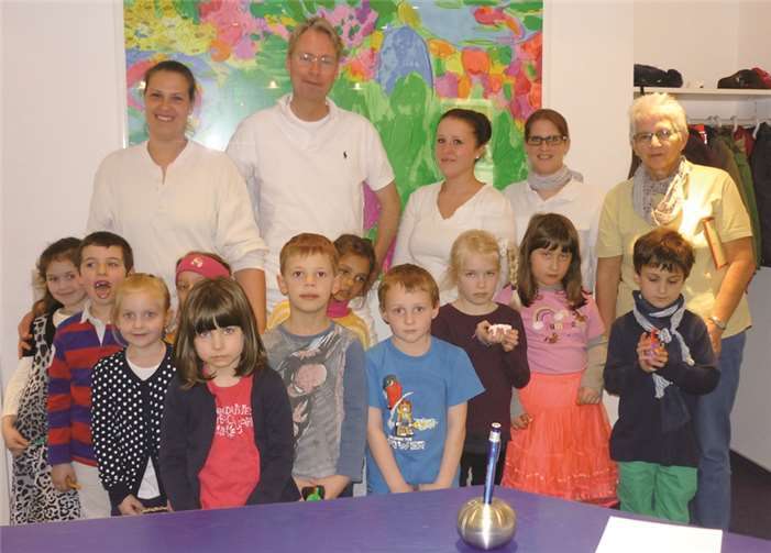 Die Vorschulkinder konnten viel über die Arbeit in der Zahnarztpraxis erfahren. Privat