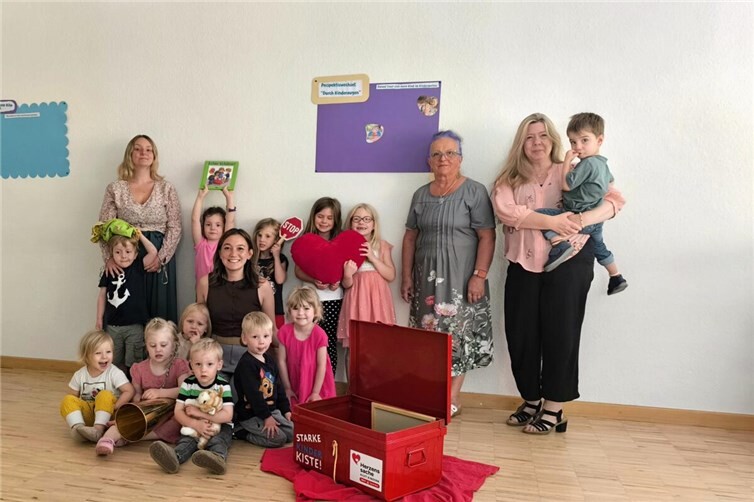 Die Vorschulkinder sowie die zukünftigen Vorschulkinder der Kita St. Josef in Virneburg haben am bundesweiten Präventionsprogramm „STARKE KINDER KISTE! – Das ECHTE SCHÄTZE! Präventionsprogramm“ teilgenommen.