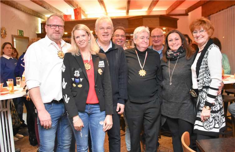 Die Vorsitzende Astrid Faßbender hatte zum Fischessen geladen.Fotos: privat